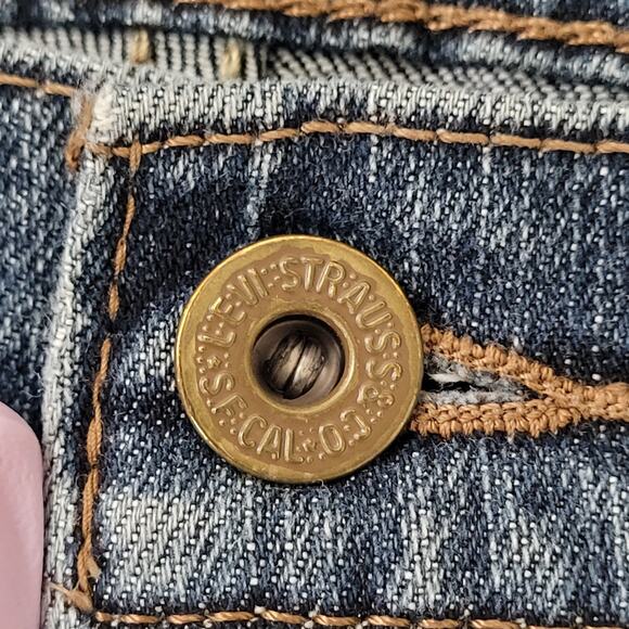 LEVIS 559 Jeans 36x30 Whiskered Dark-Wash - Picture 12 of 16